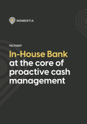 In-House Bank at the core of proactive cash management cover